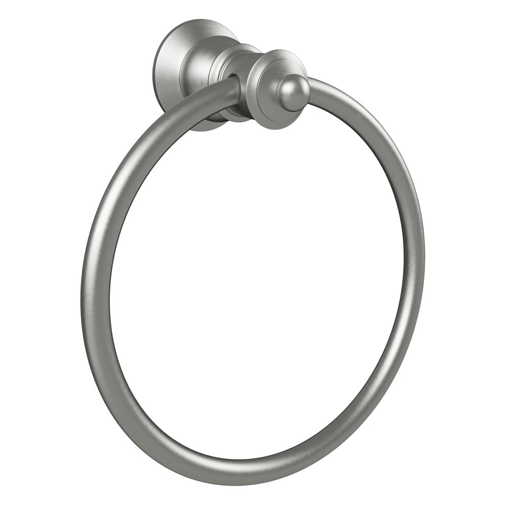 Fienza Lillian Towel Ring Brushed Nickel 81002BN