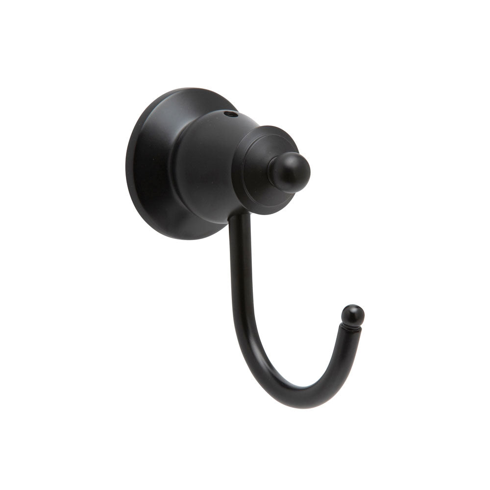 Fienza Lillian Robe Hook Matte Black 81004B