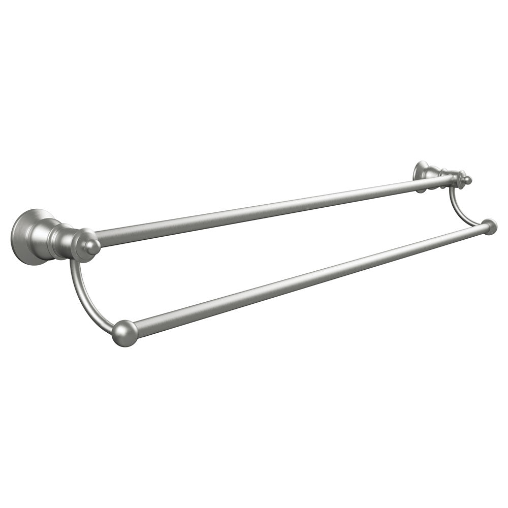 Fienza Lillian Double Towel Rail Brushed Nickel 81008BN