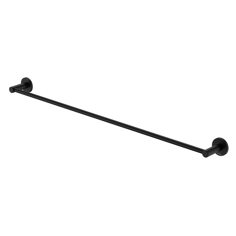 Fienza Kaya 900mm Single Towel Rail Matte Black 82801MB
