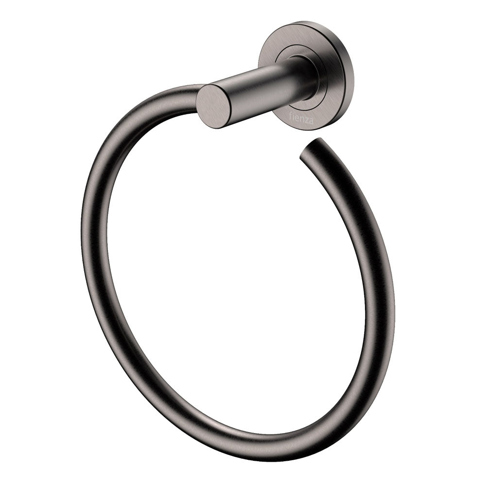 Fienza Kaya Hand Towel Ring Gun Metal 82802GM