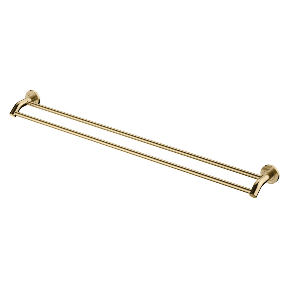 Fienza Kaya 900mm Double Towel Rail Urban Brass 82808UB