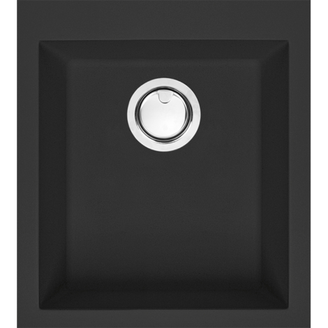 Artusi Granitek Single Bowl Sink Black AGS411B