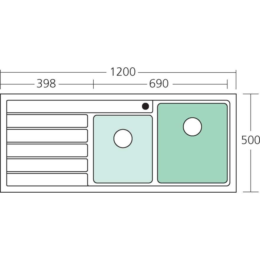 Oliveri Apollo Sink AP1412