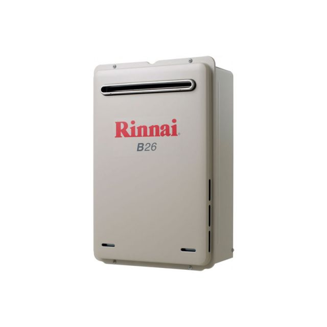 Rinnai B26 Continuous Flow Natural Gas Hot Water System 60°C B26N60