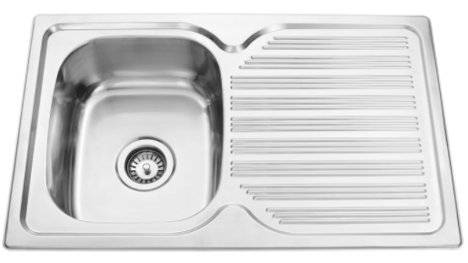 BUK Left Hand Single Bowl Sink with Drainer JK78.1LS