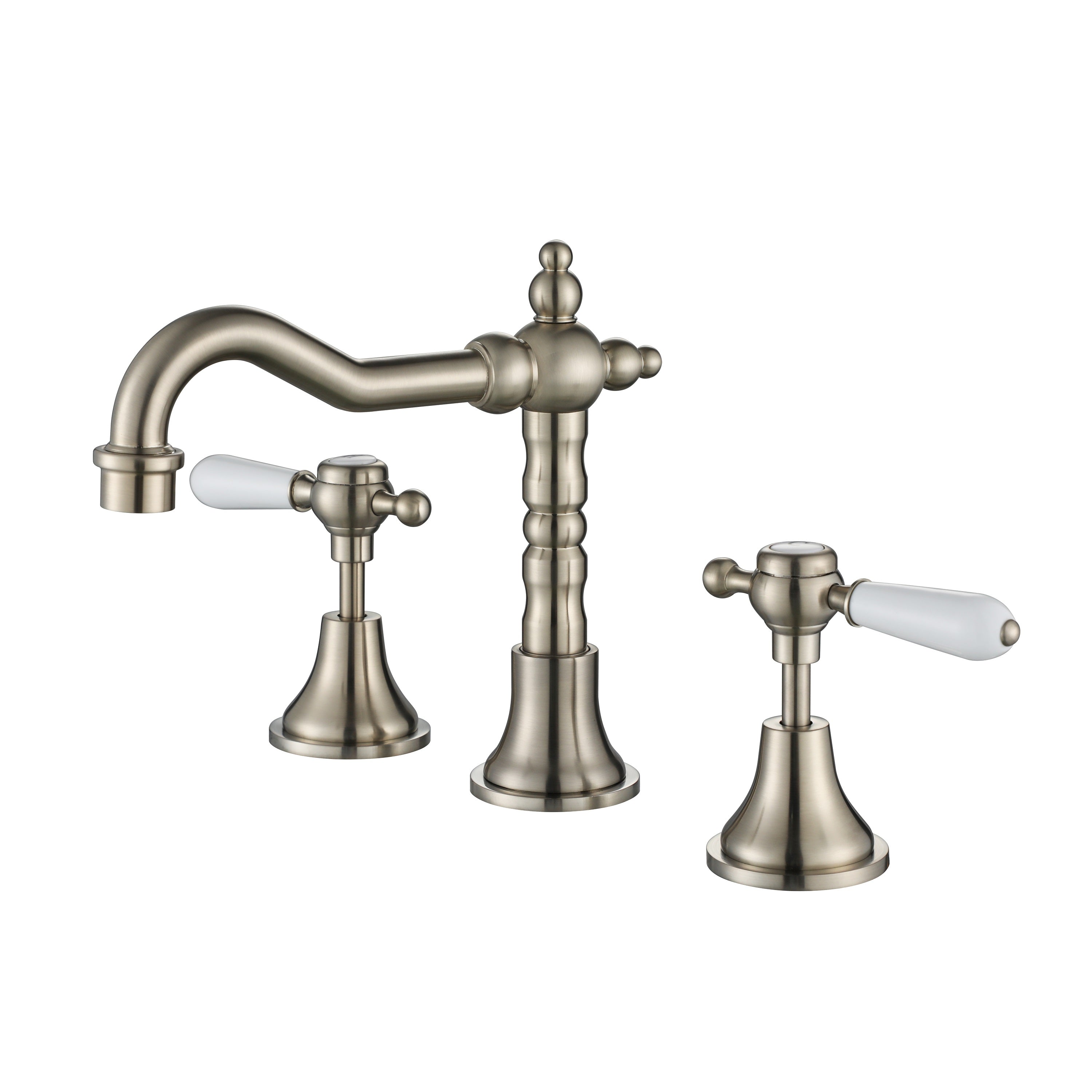 Modern National Bordeaux Basin Set Brushed Nickel BOR001-1BN