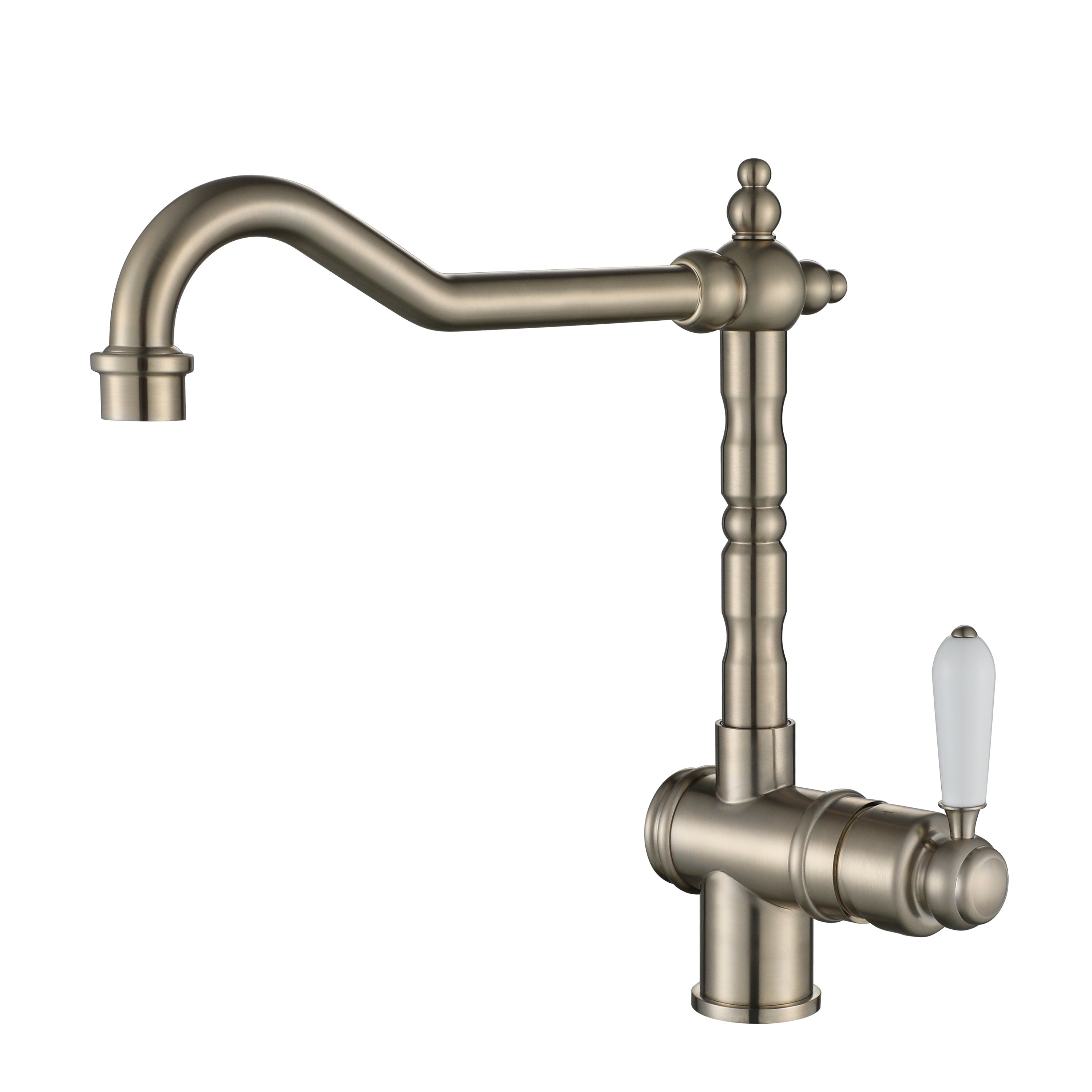 Modern National Bordeaux Kitchen Mixer Matte Black BOR004BN