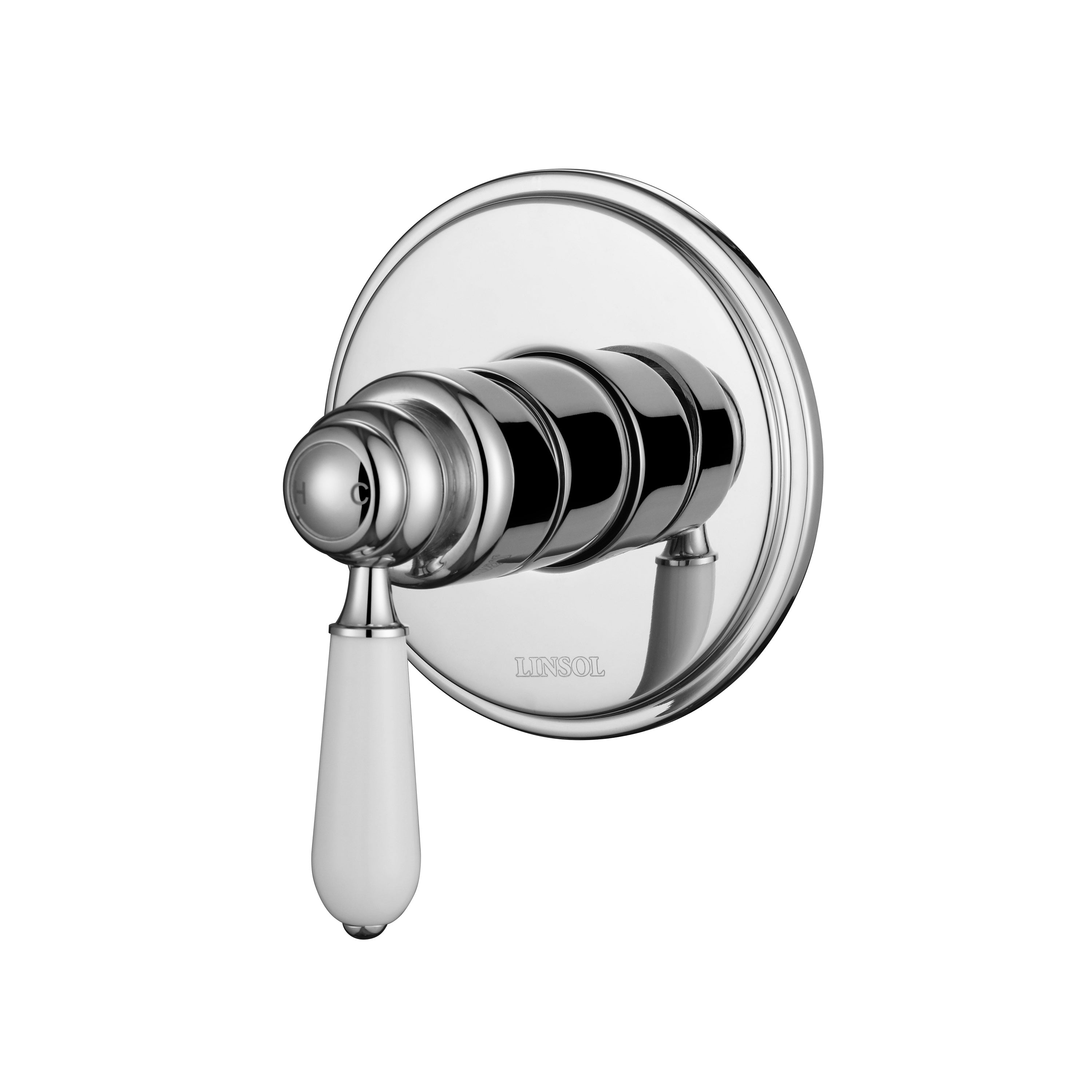 Modern National Bordeaux Shower Mixer Chrome BOR008