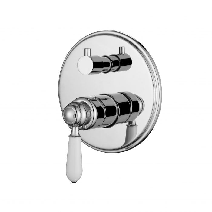 Modern National Bordeaux Shower Divertor Mixer Chrome BOR009