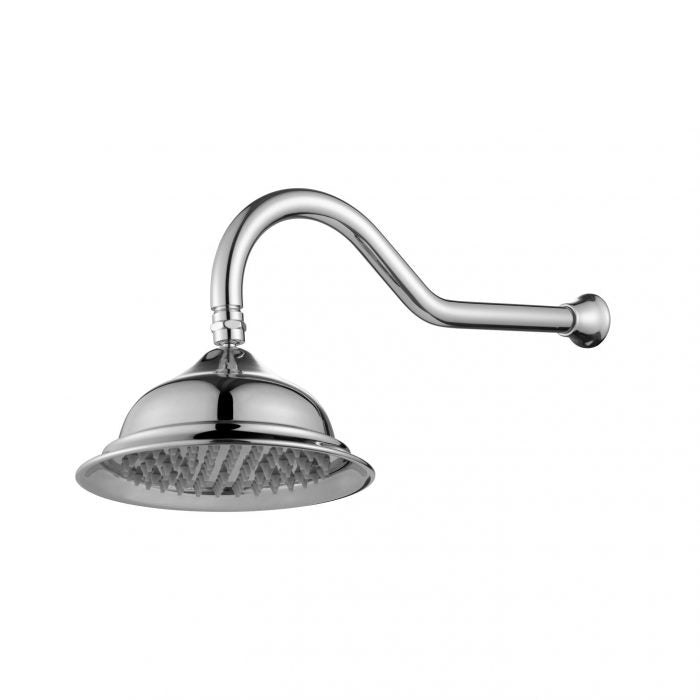 Modern National Bordeaux Shower Arm with Shower Head Chrome BOR061