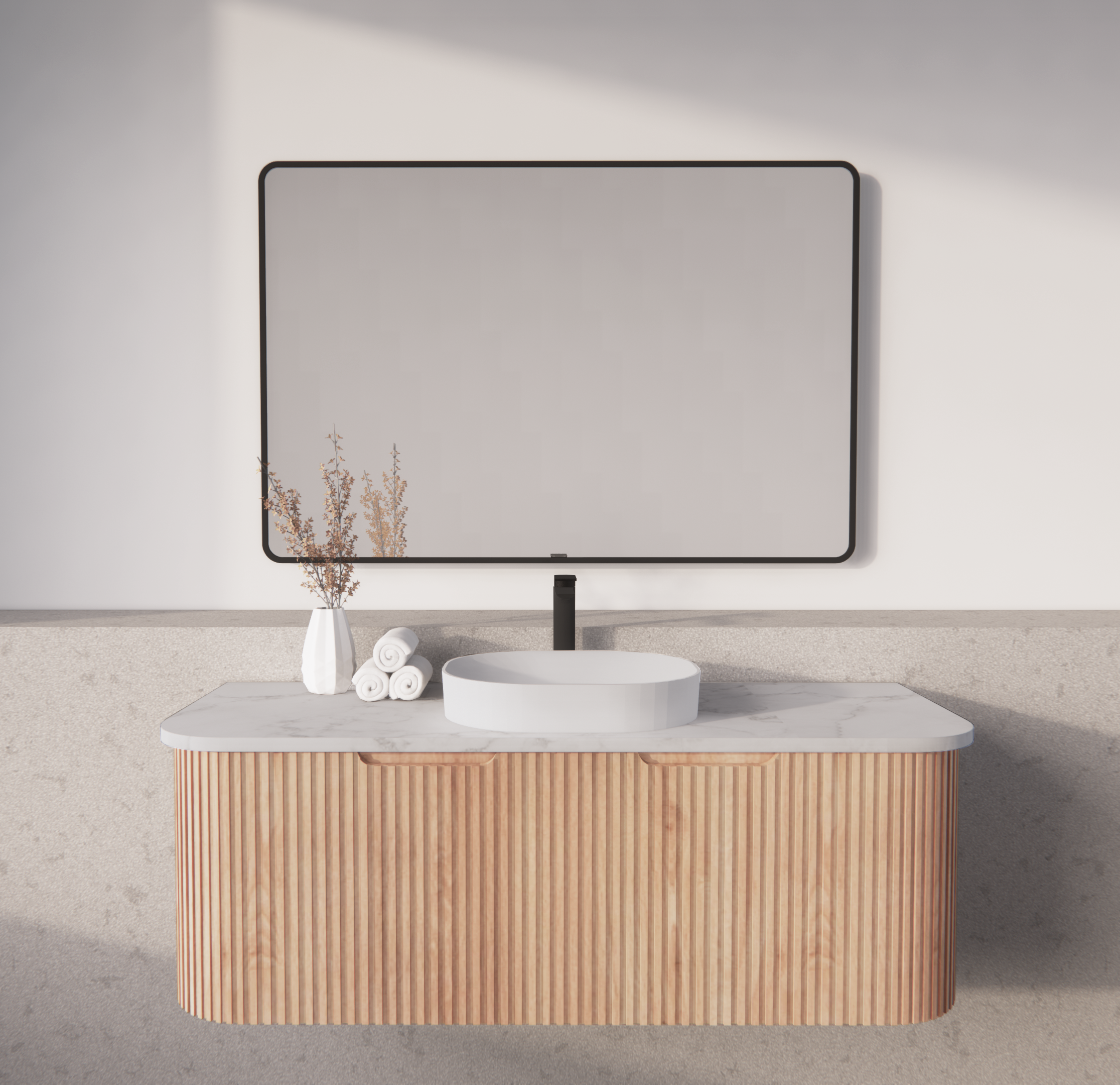 Riva Bergen Solid Timber Wall Hung Vanity