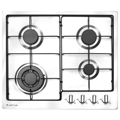 Artusi 60cm Stainless Steel Gas Cooktop CAGH600X