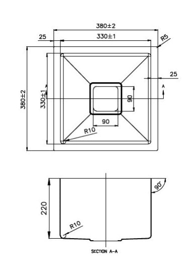 Cee Jay Single Bowl Sink CJ-SINK-5N