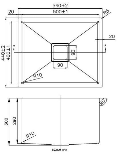 Cee Jay Single Bowl Sink CJ-SINK-7N