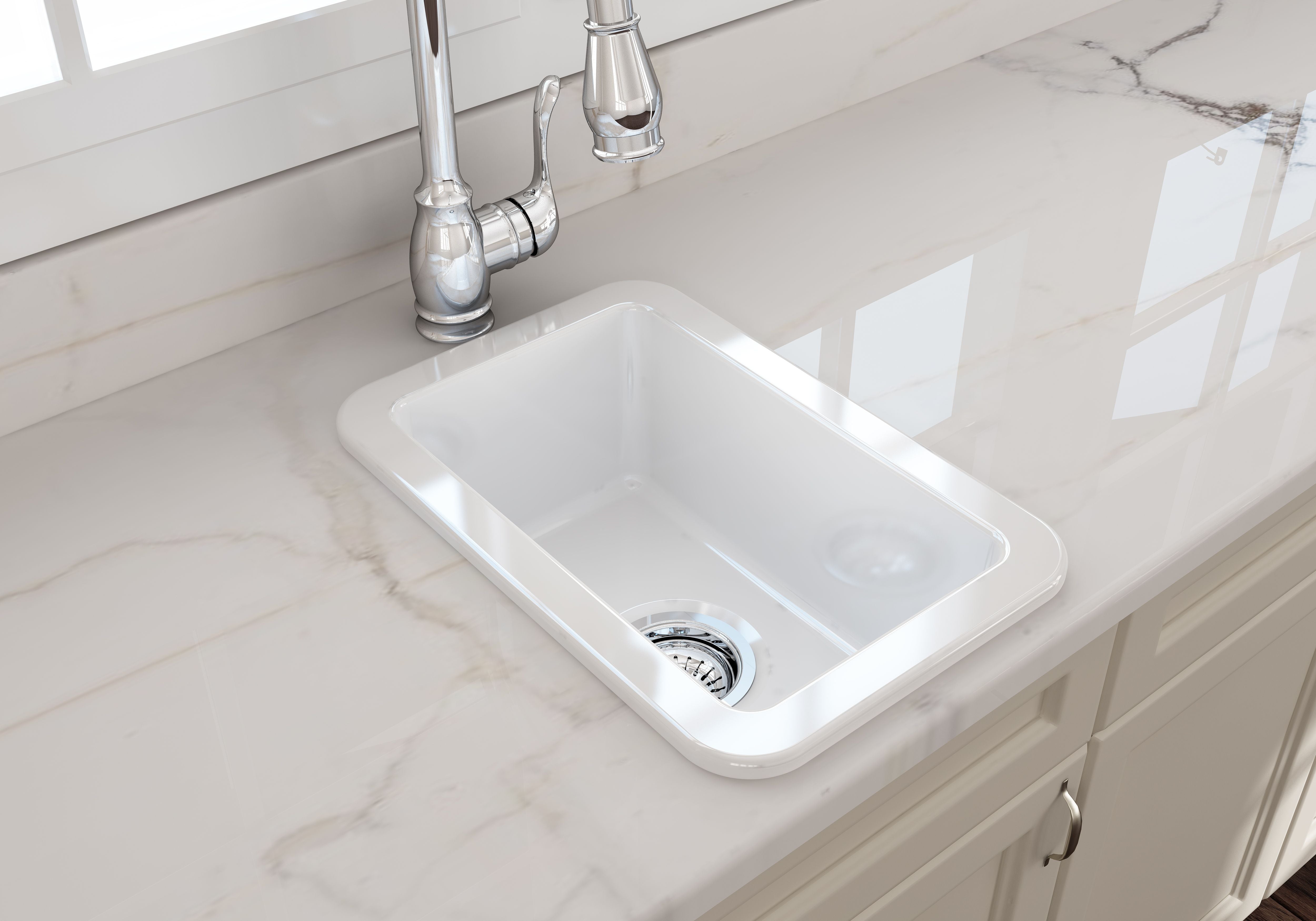 Turner Hastings Cuisine 30 x 46 Fine Fireclay Inset/Undermount Sink CU30FS