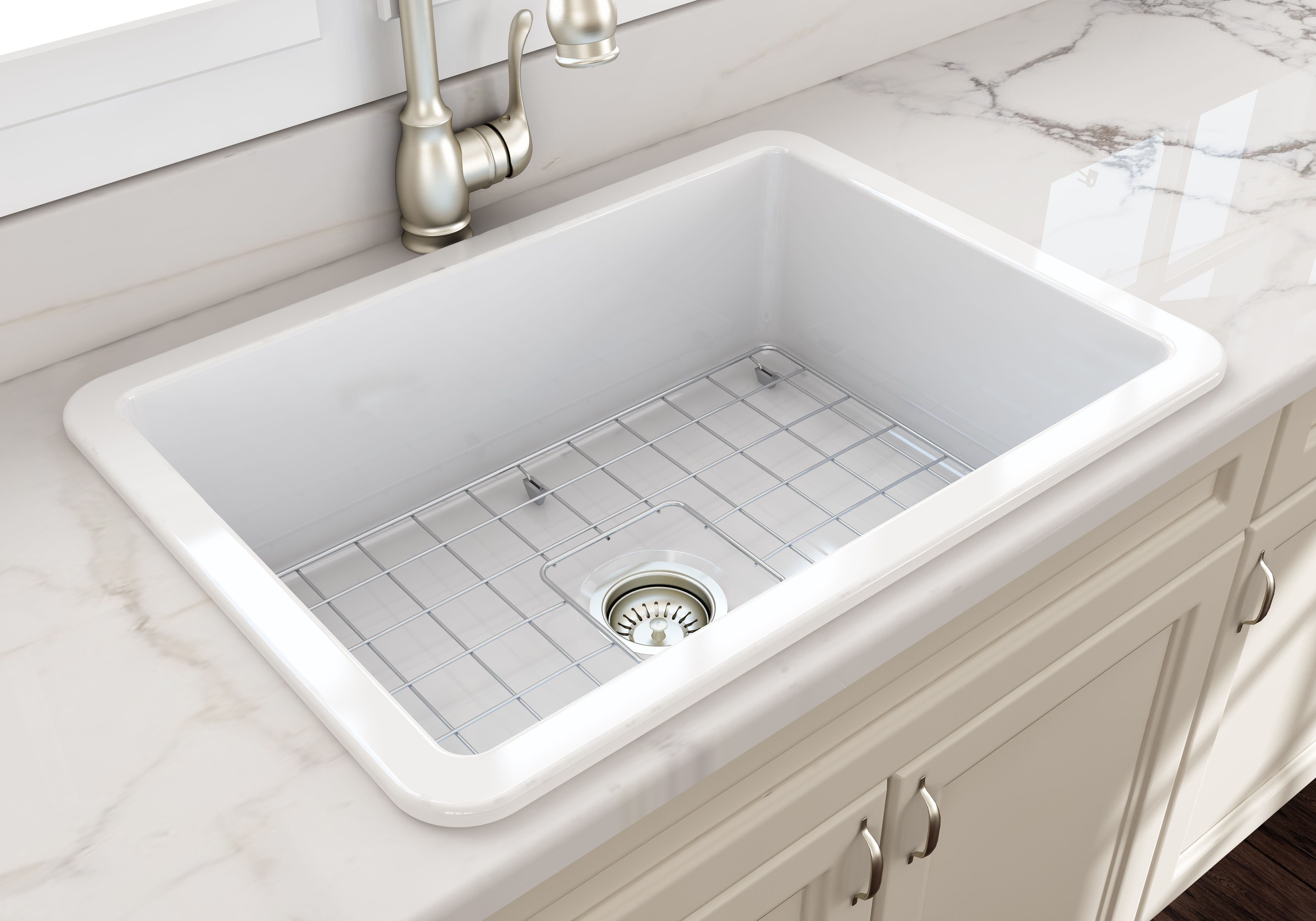 Turner Hastings Cuisine 68 x 48 Fine Fireclay Inset/Undermount Sink CU68FS