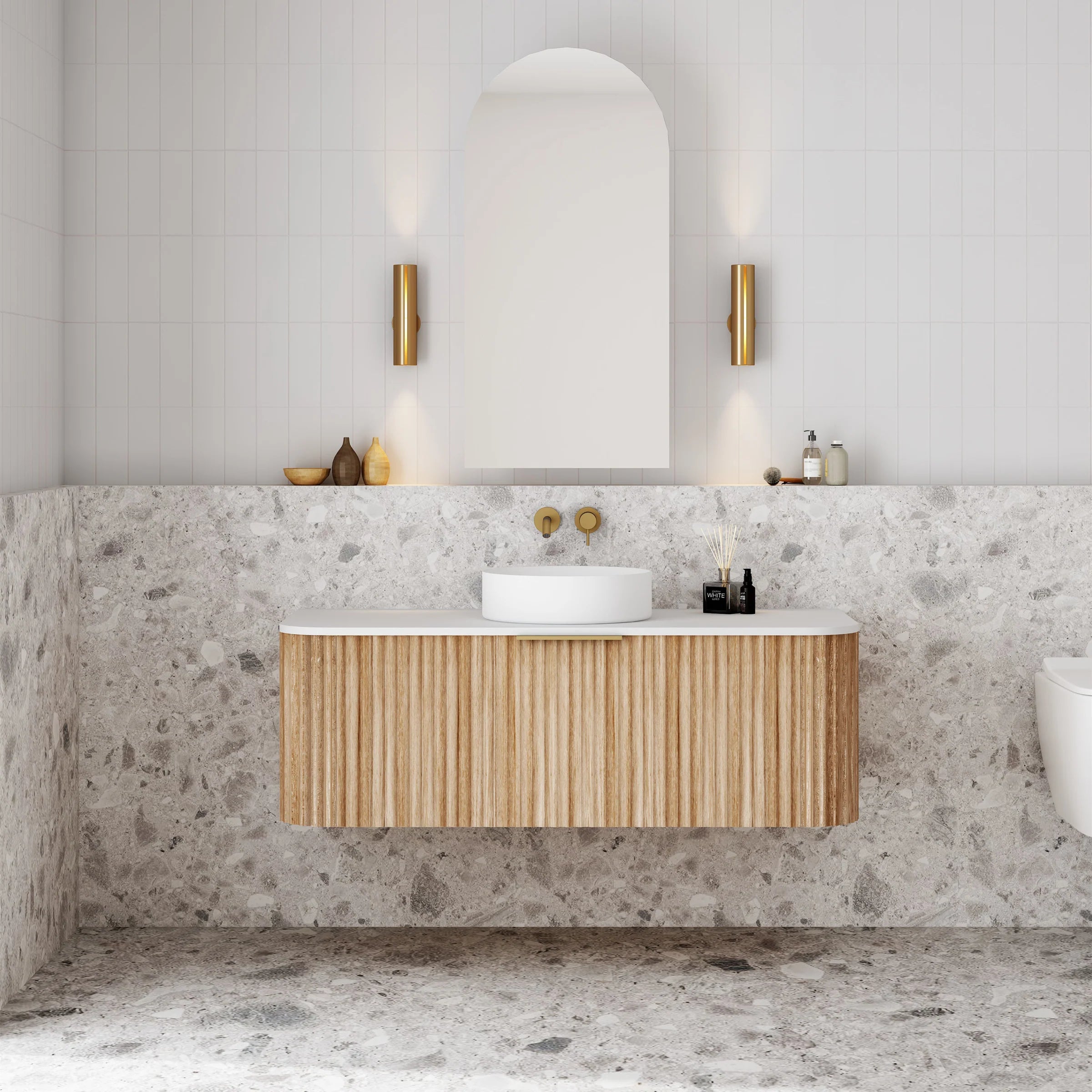Cassa Design V-Groove Wall Hung Vanity