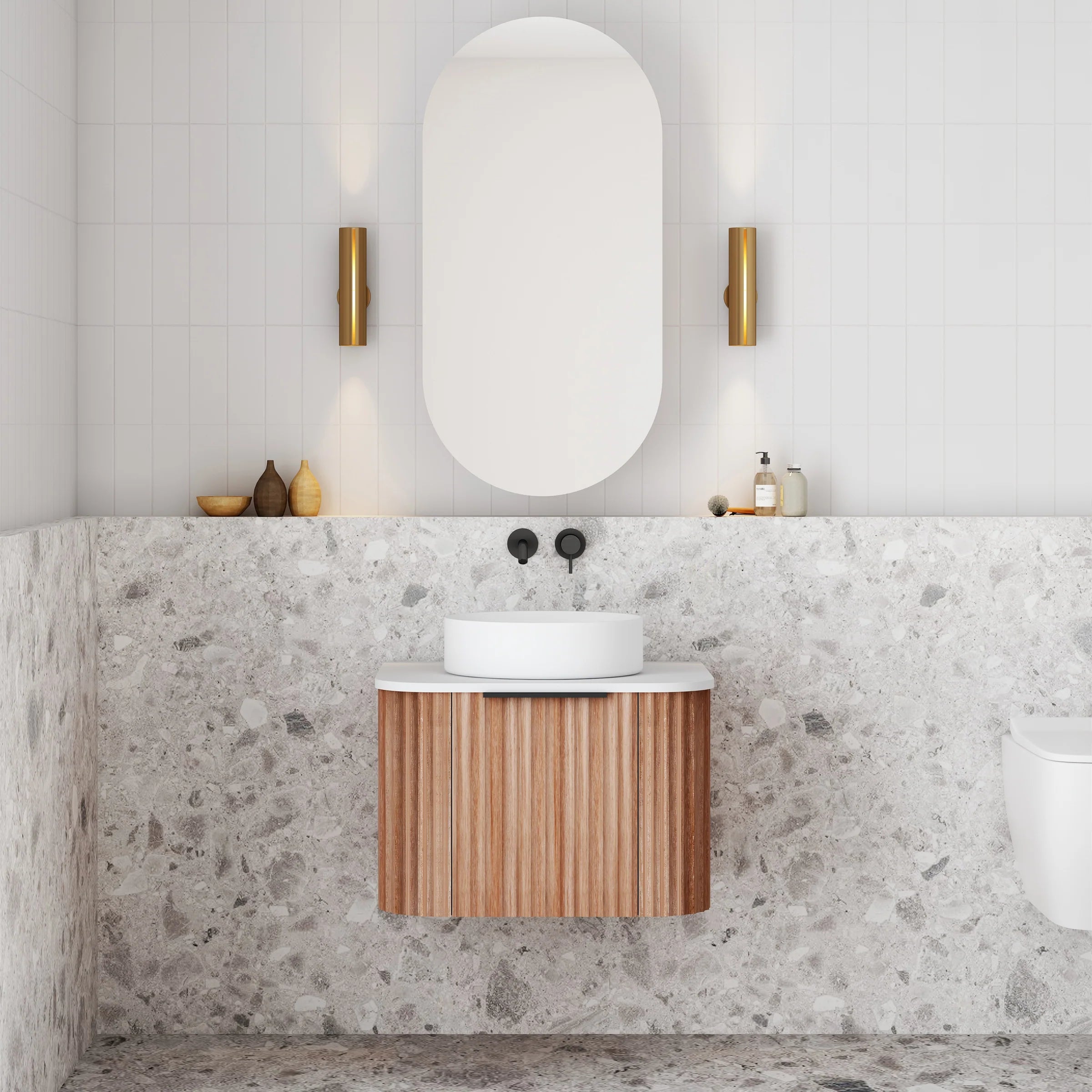 Cassa Design V-Groove Wall Hung Vanity