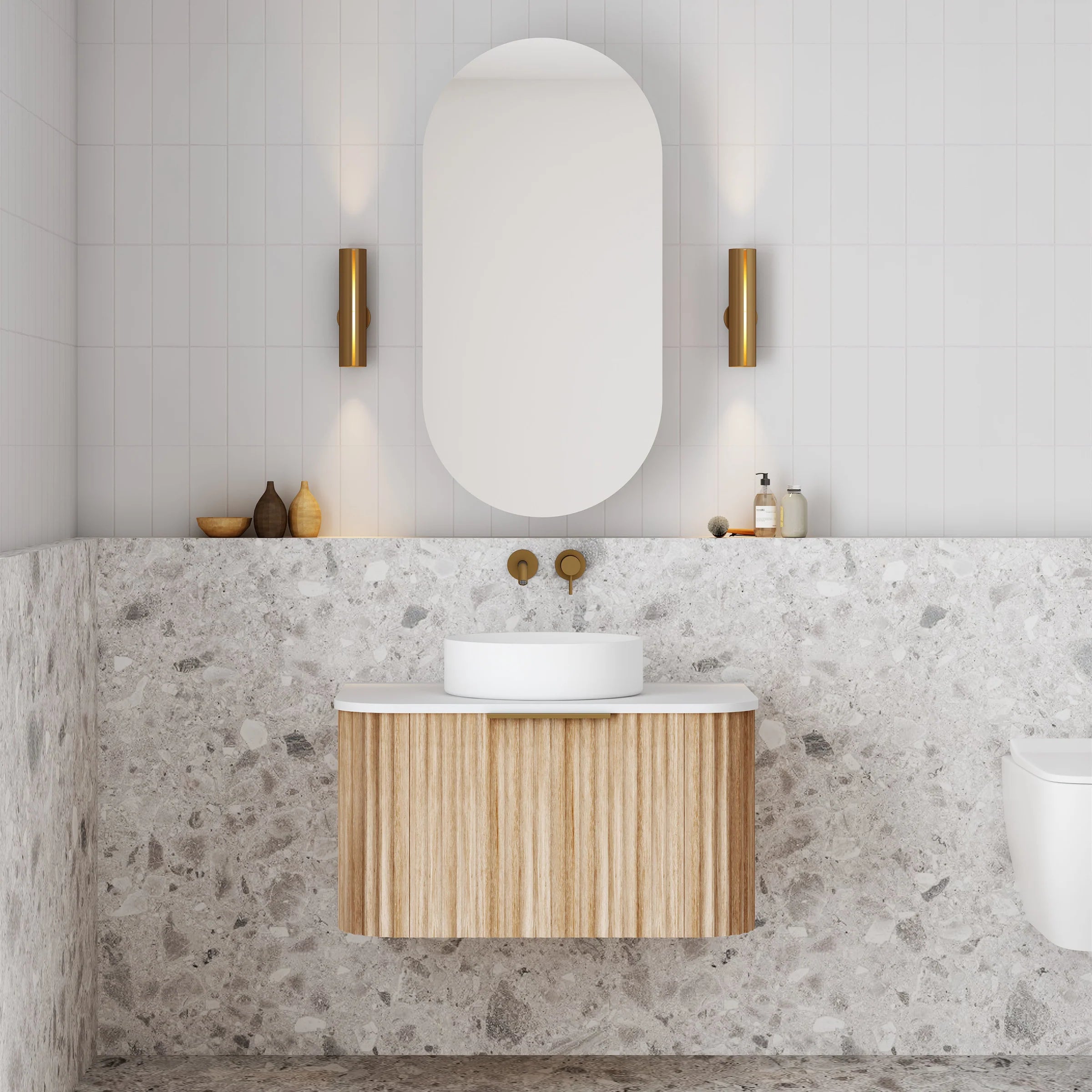 Cassa Design V-Groove Wall Hung Vanity
