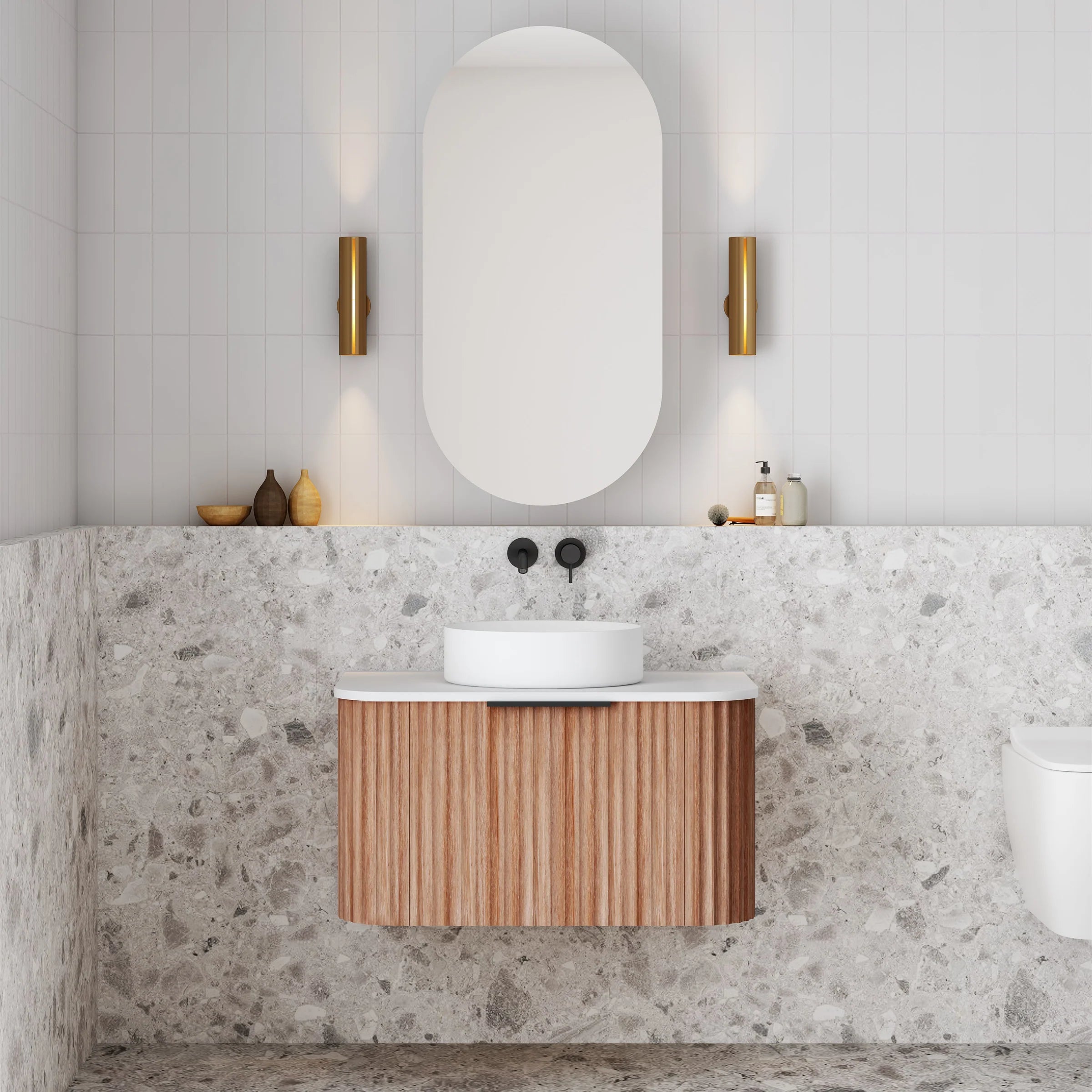 Cassa Design V-Groove Wall Hung Vanity