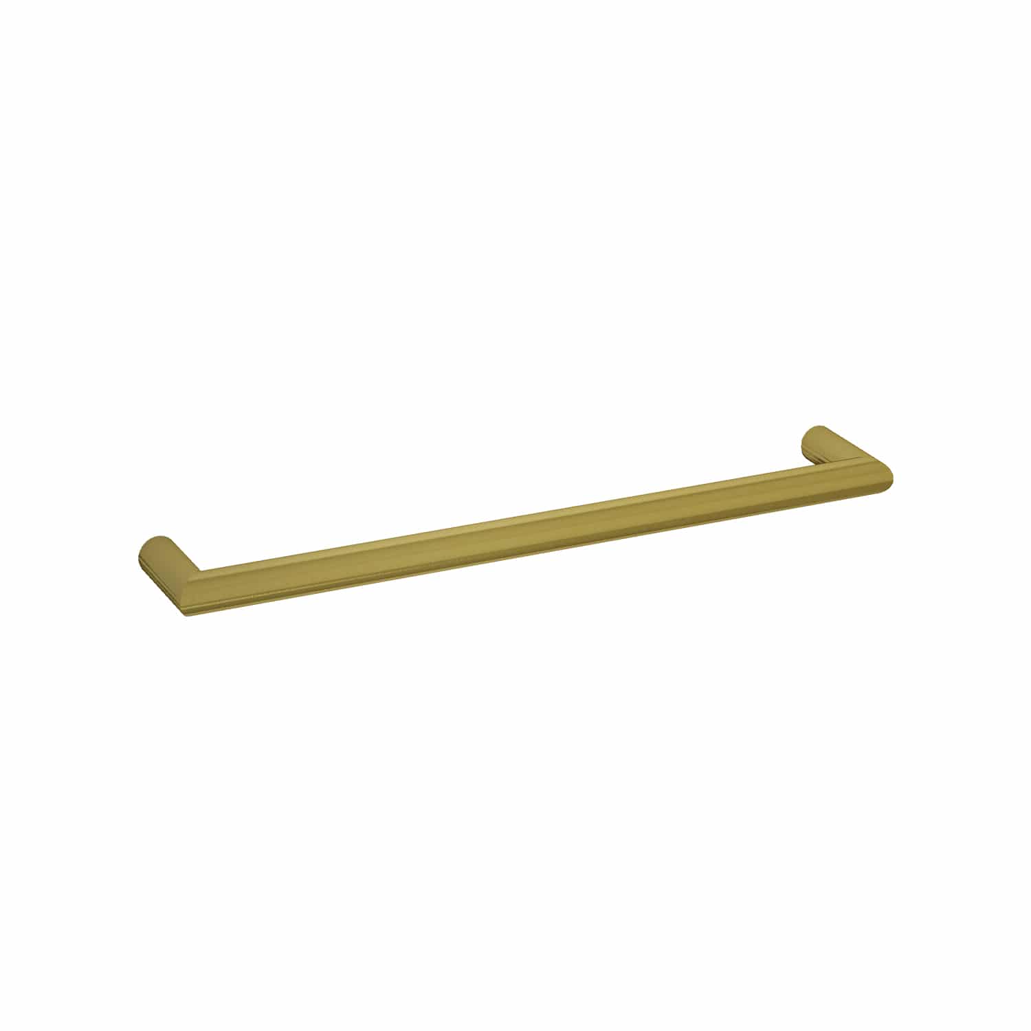 Thermogroup Round Single Bar Heated Towel Rail Brushed Gold DSR6BG