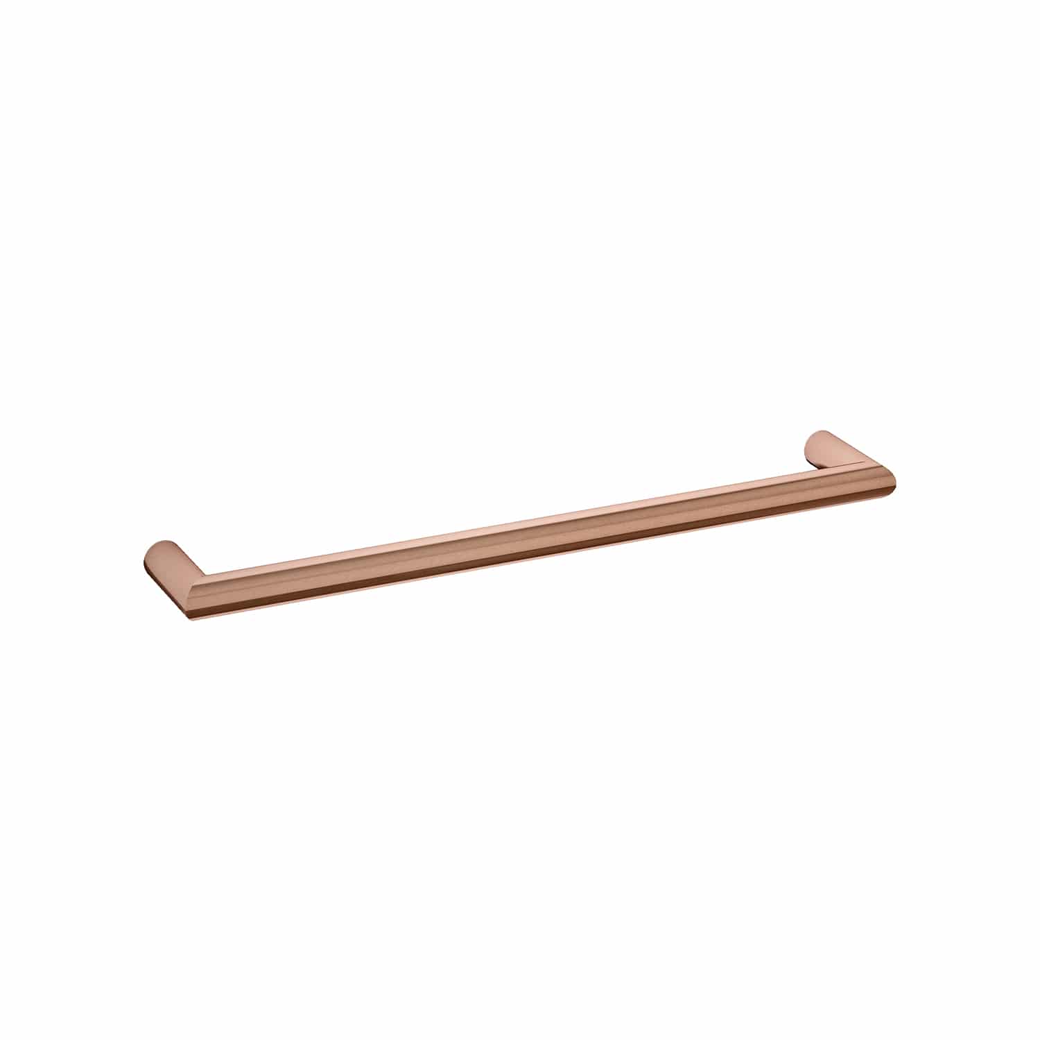 Thermogroup Round Single Bar Heated Towel Rail Rose Gold DSR6RG
