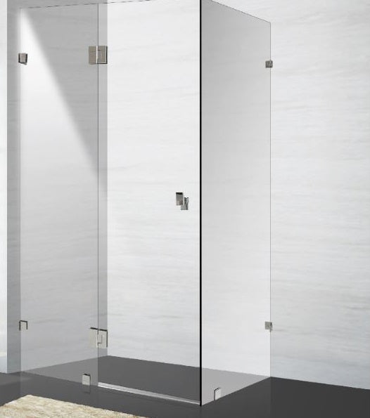 1200 x 1200 x 2000MM Frameless Complete Shower Screen