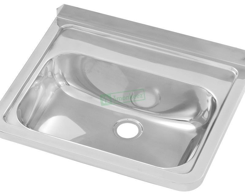 3monkeez Wall Mounted Stainless Steel Hand Basin HB
