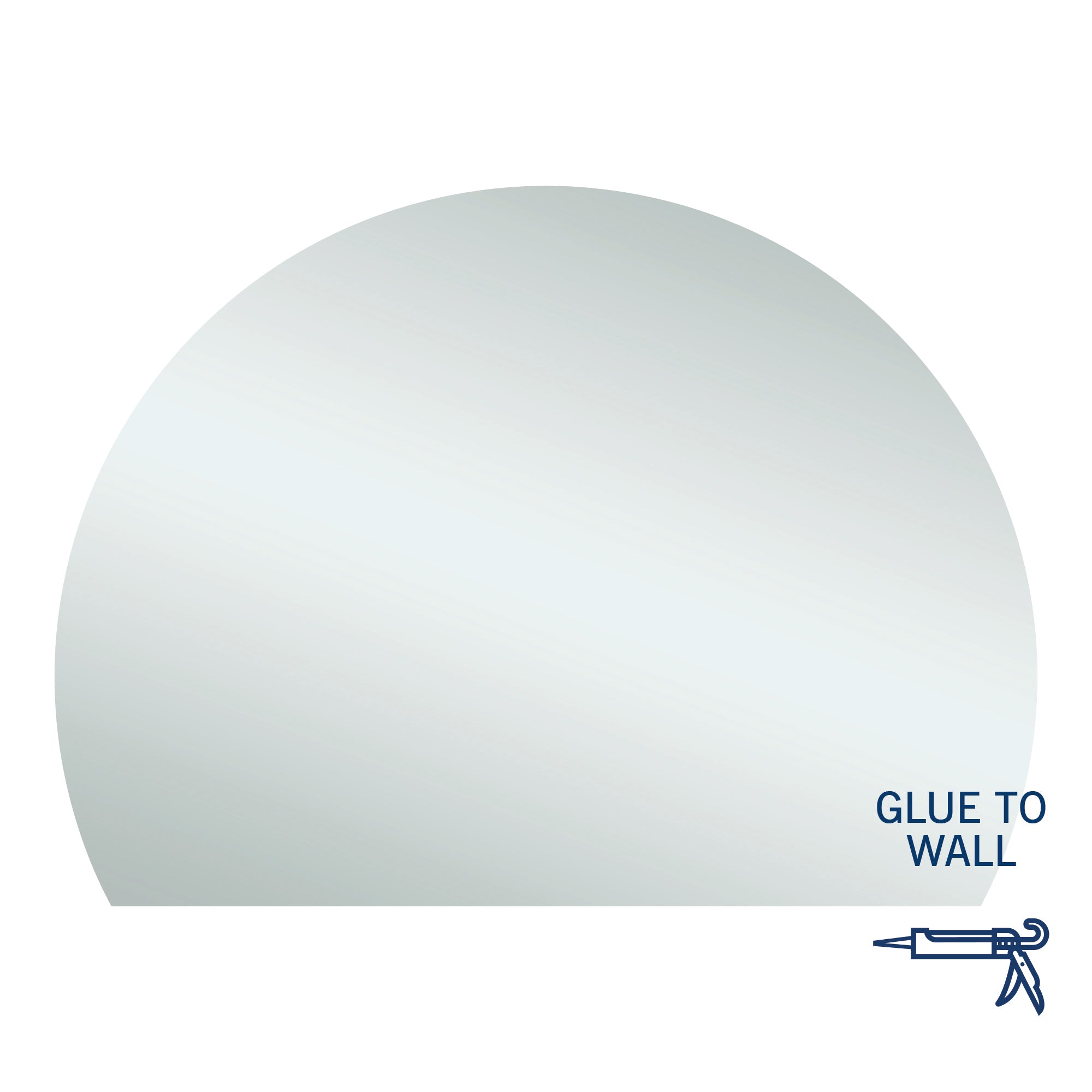 Thermogroup Ablaze Hamilton D-Shaped Polished Edge Mirror HD1511GT