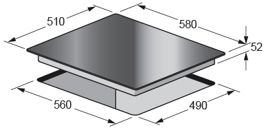 Kleenmaid 60cm Induction Cooktop ICT6031