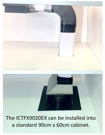 Kleenmaid 90cm Integrated Inudction Cooktop & Air Extraction System ICTFX9020EX