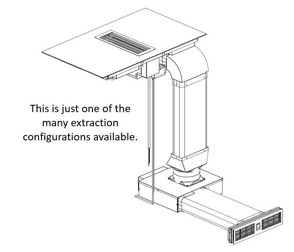 Kleenmaid 90cm Integrated Inudction Cooktop & Air Extraction System ICTFX9020EX