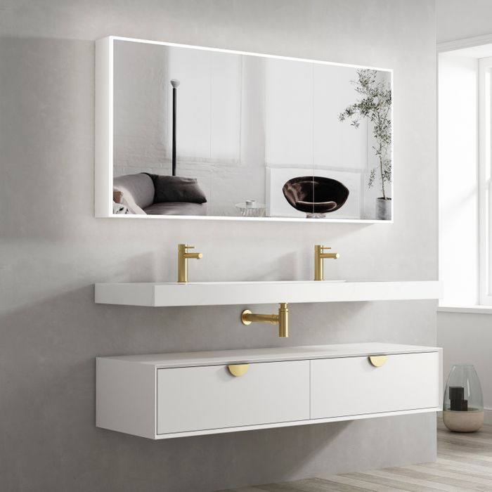 Otti Moonlight LED 1500mm Shaving Cabinet LED-PSV1500