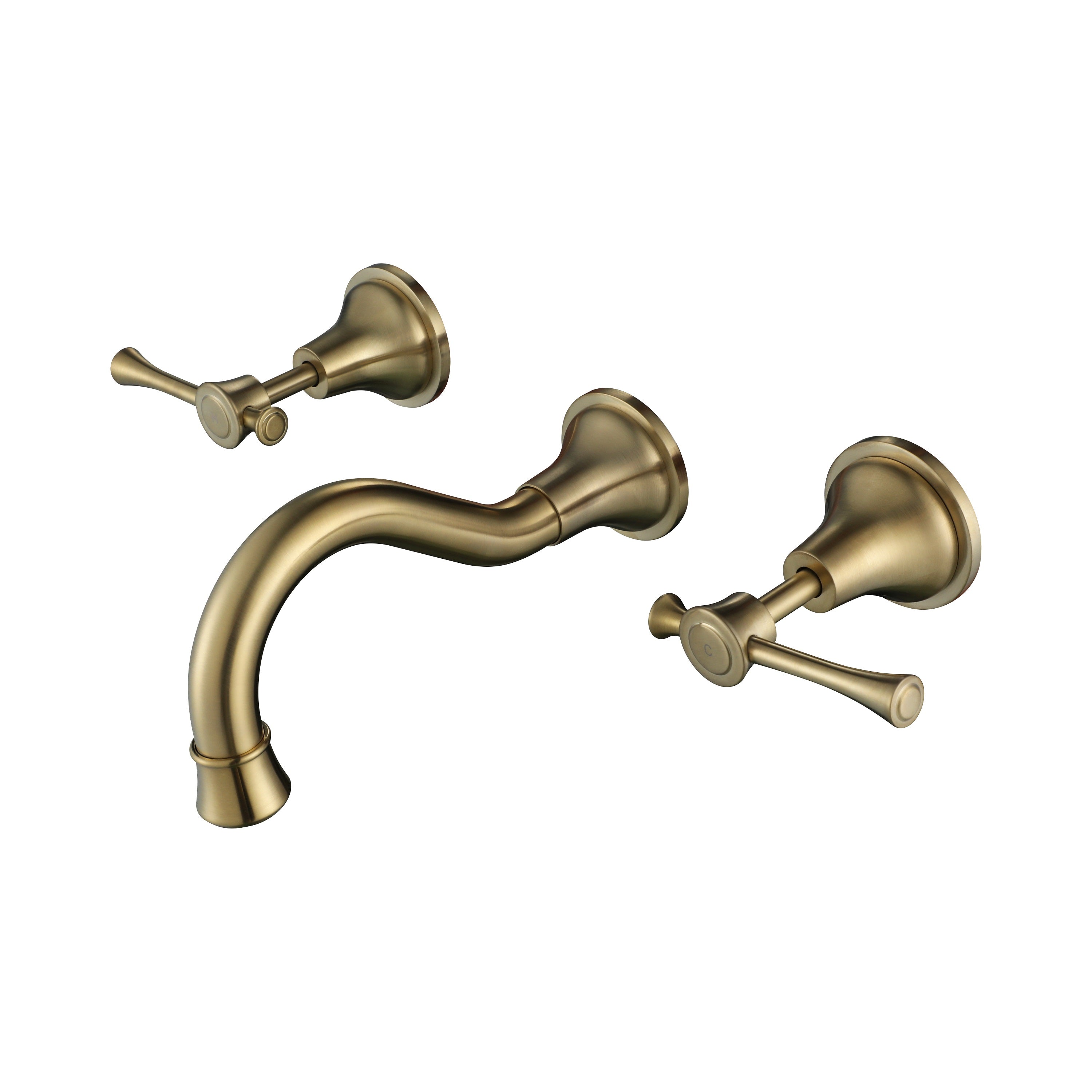 Modern National Montpellier Wall Bath Set Brushed Bronze MON007BM