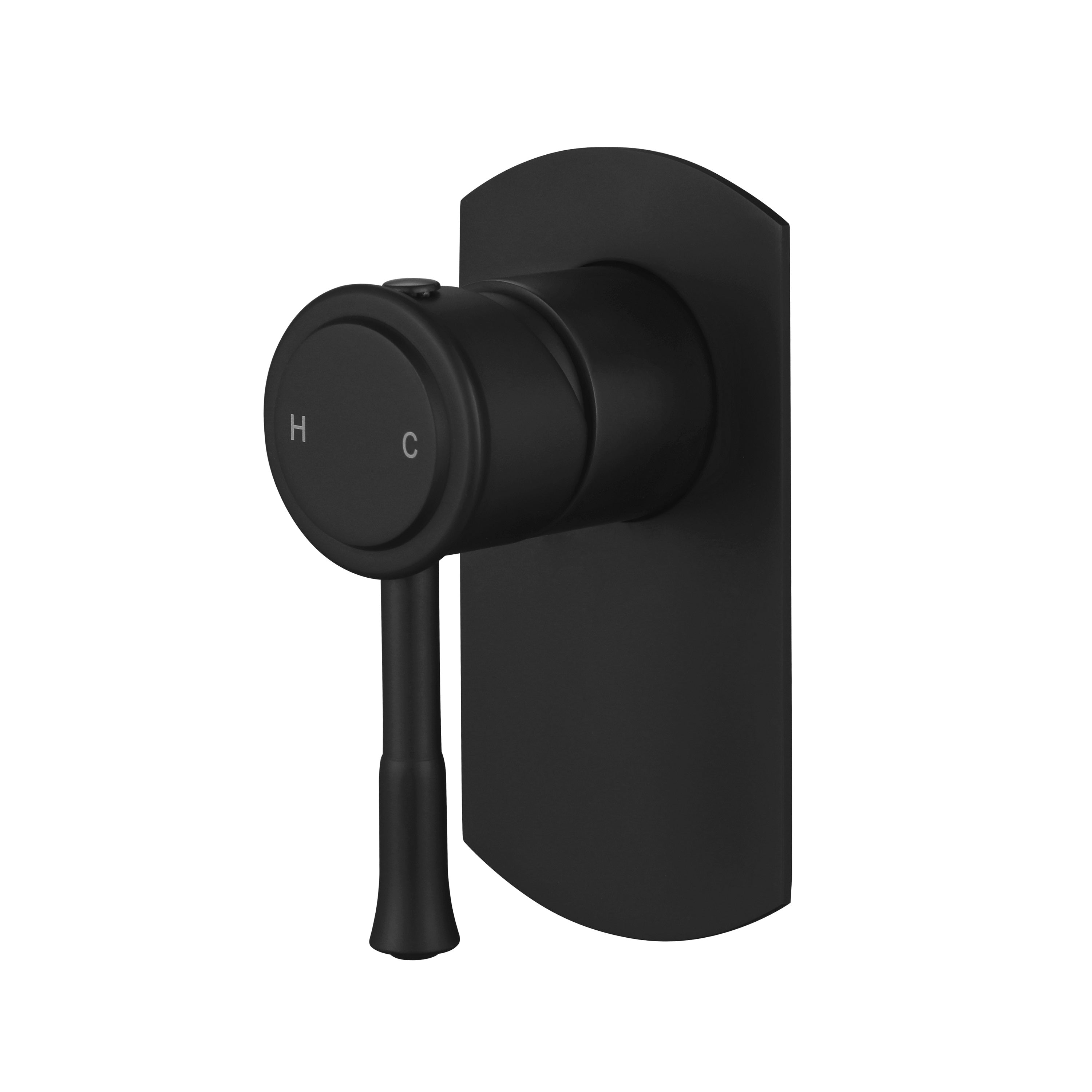 Modern National Montpellier Shower Mixer Matte Black MON008BK