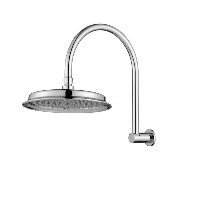 Modern National Montpellier Shower Arm with Shower Head Chrome MON061