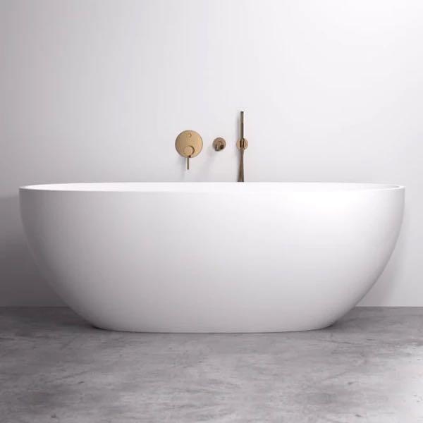 Cassa Design Egg 1400mm Freestanding Bath Matte White BT-EL1400M