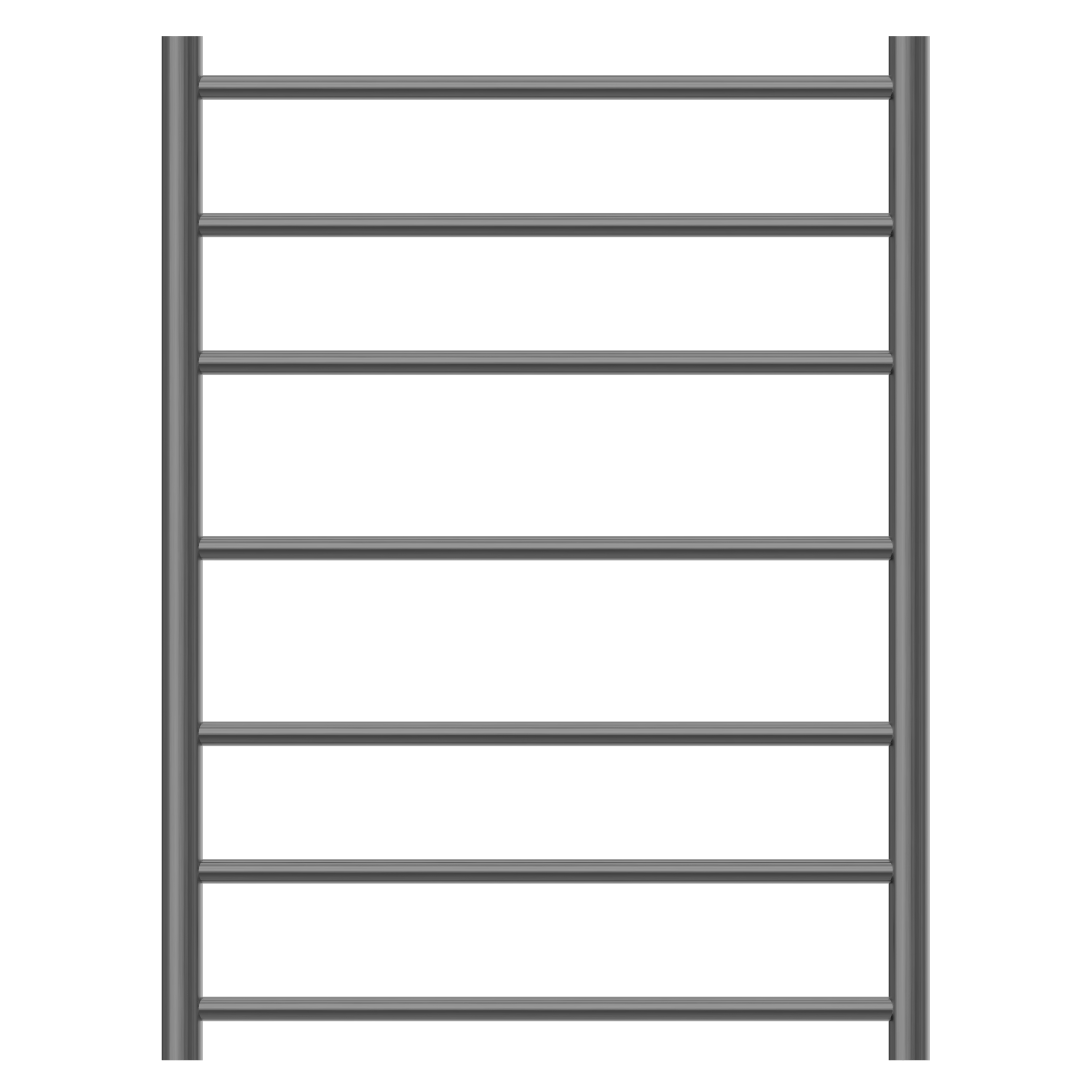 Nero 7 Bar Round Heated Towel Ladder NR190002H