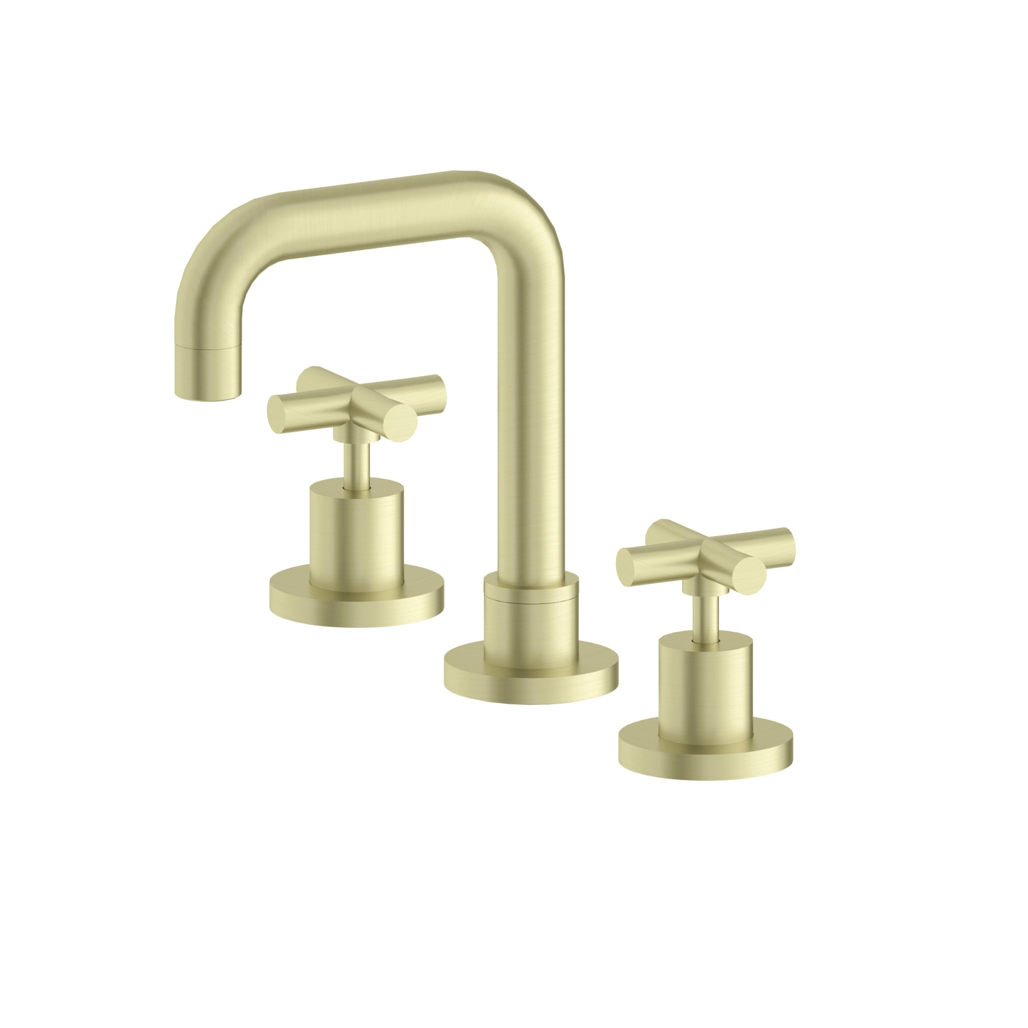 Nero X Plus Wall Basin Set Brushed Gold NR201601BG
