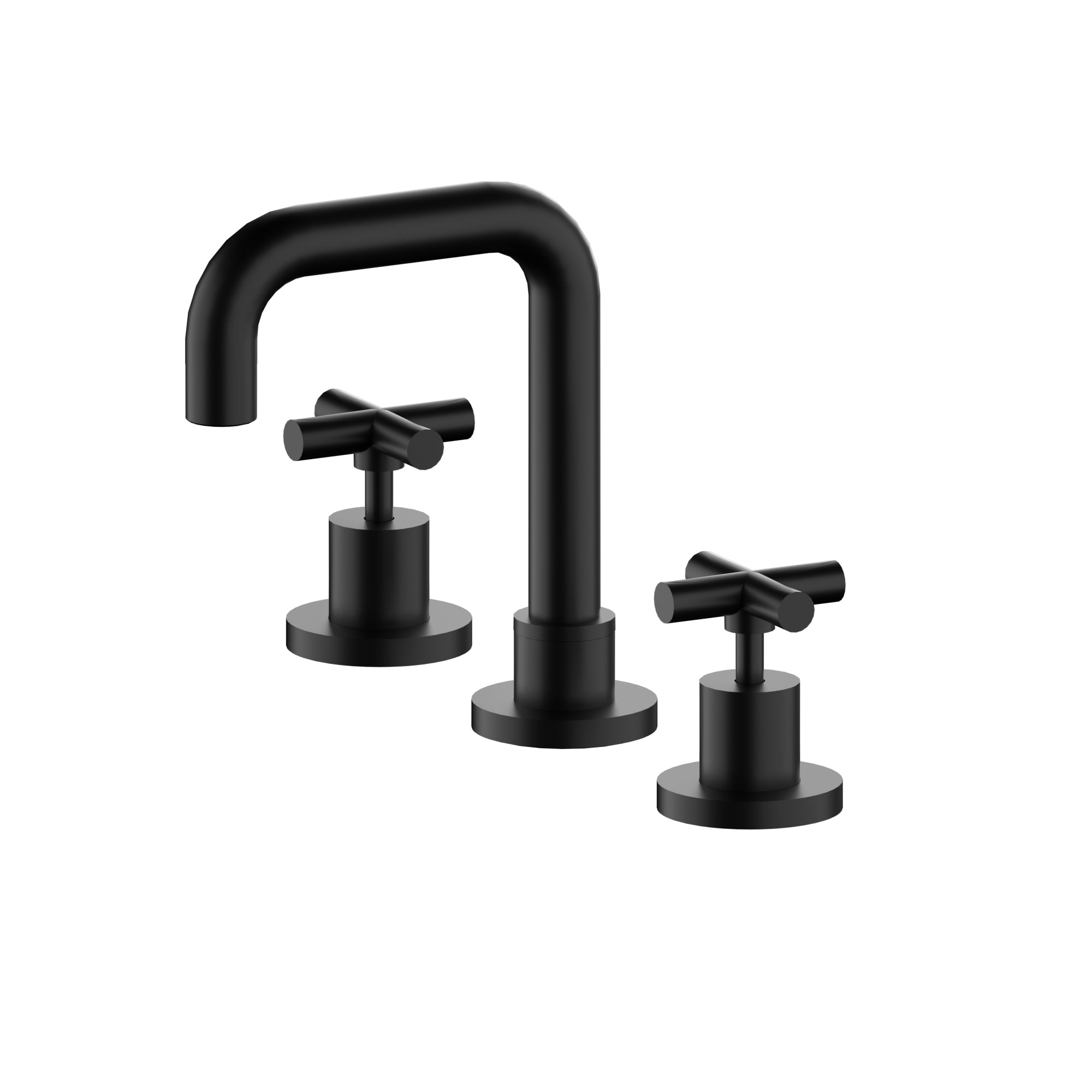 Nero X Plus Wall Basin Set Matte Black NR201601MB