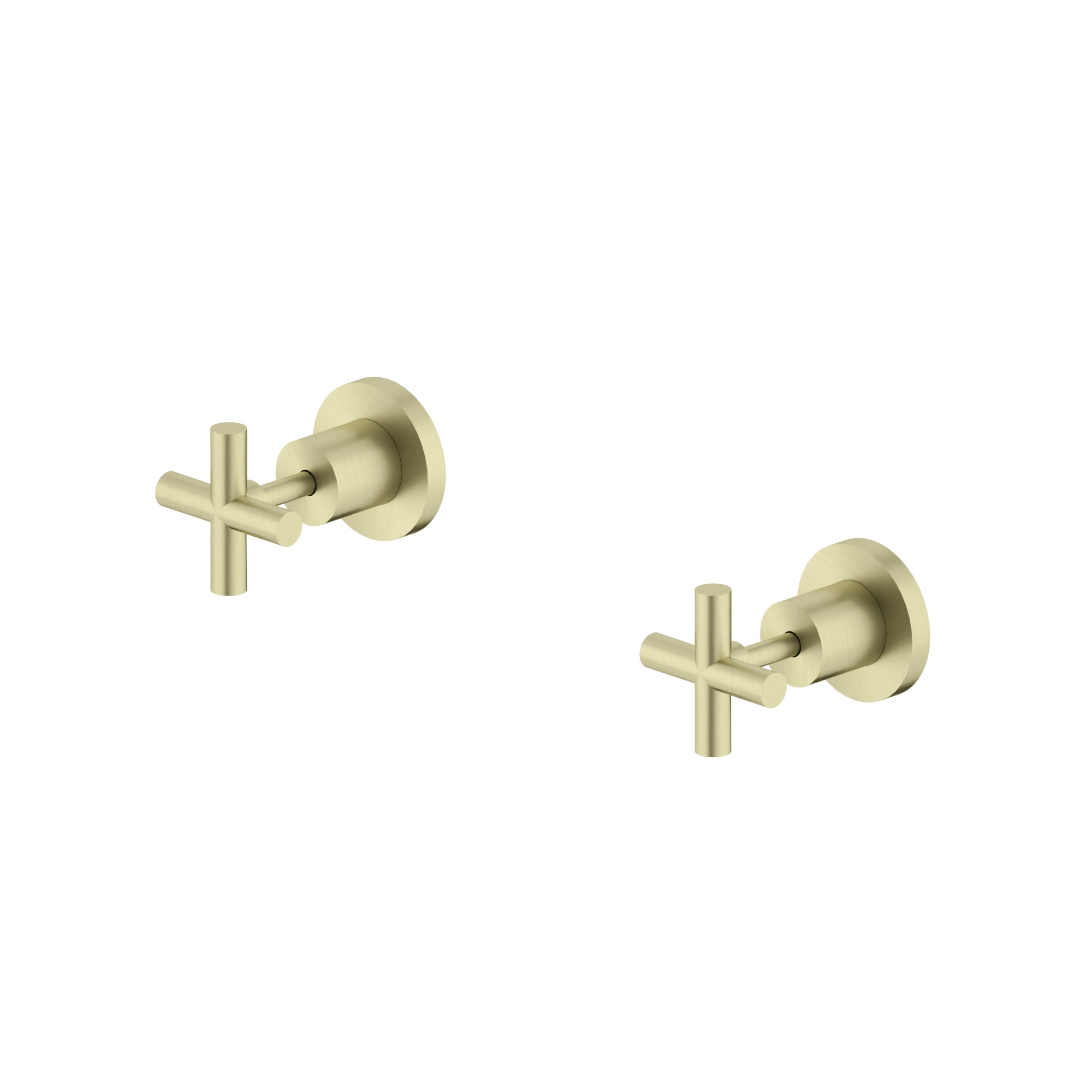 Nero X Plus Wall Top Assemblies Brushed Gold NR201609BG