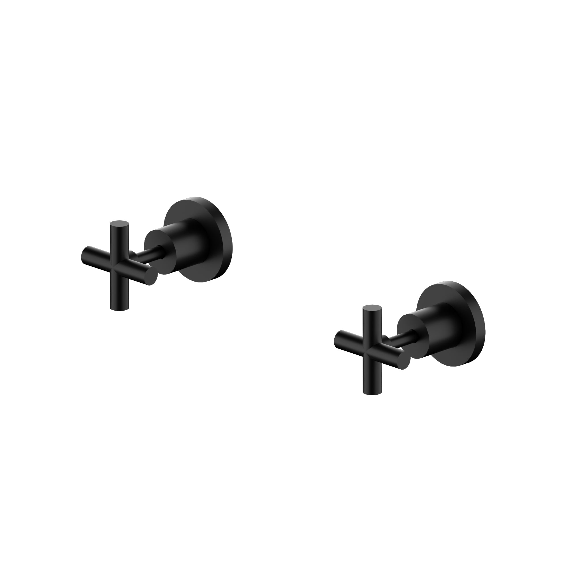 Nero X Plus Wall Top Assemblies Matte Black NR201609MB
