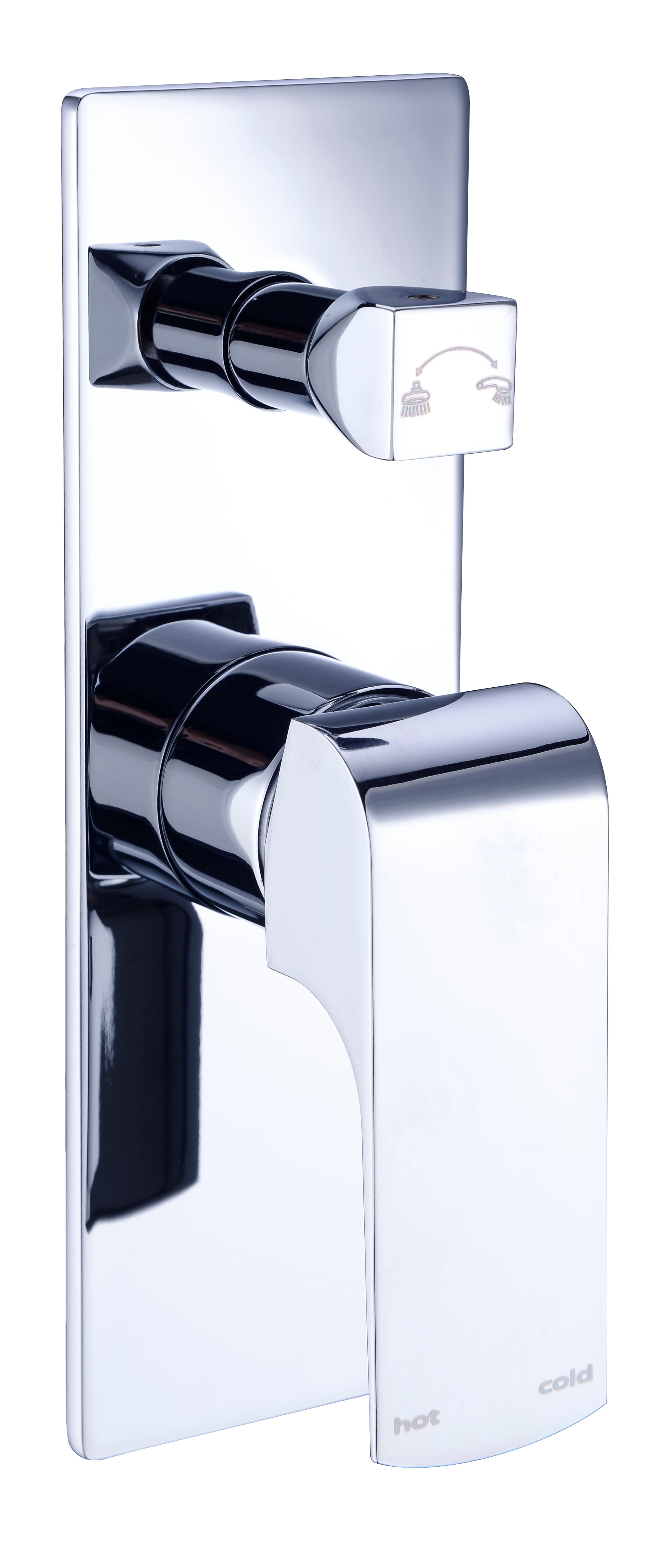 Nero Elgin Bath/Shower Diverter Mixer Chrome NR231409ACH