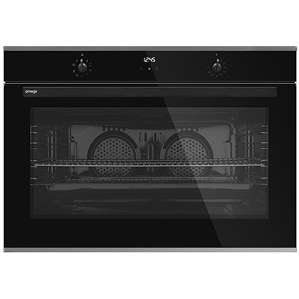 Omega 90cm Multifunction Electric Wall Oven OBO960XB