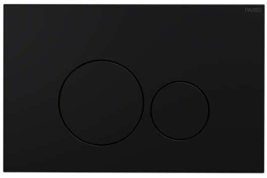 Parisi Tondo Flush Plate Matte Black PA224