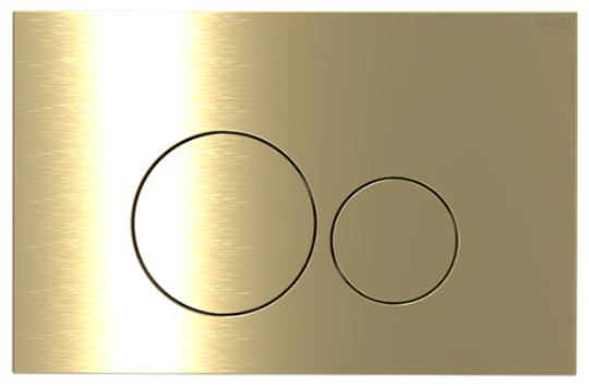 Parisi Tondo Flush Plate Brushed Brass PA220.46