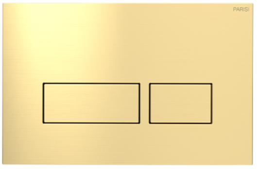 Parisi Blade Flush Plate Brushed Brass PA230.46