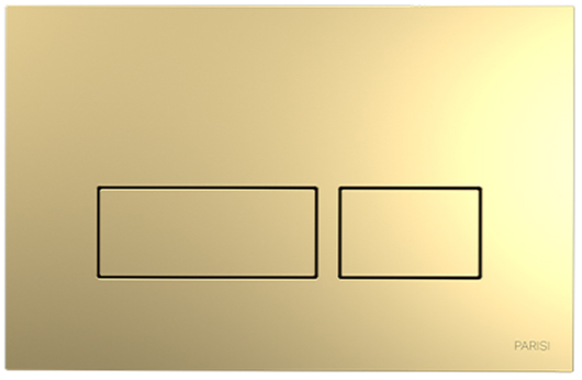 Parisi Blade Flush Plate Satin Gold PA237