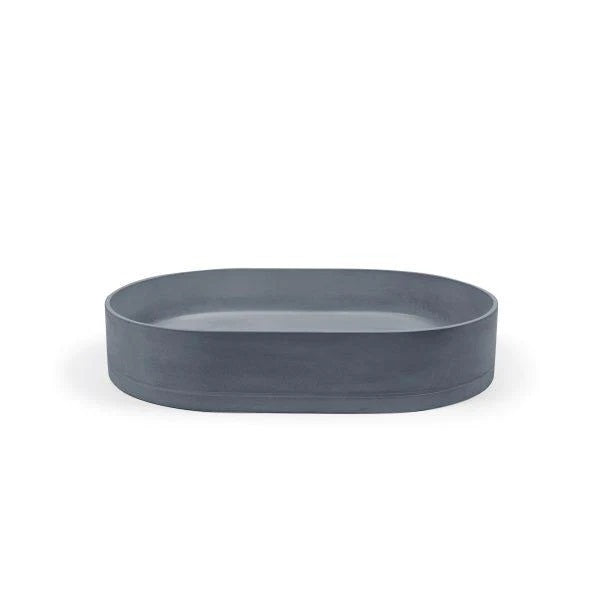 nood co. Pill Above Counter Concrete Basin PL1-1-0